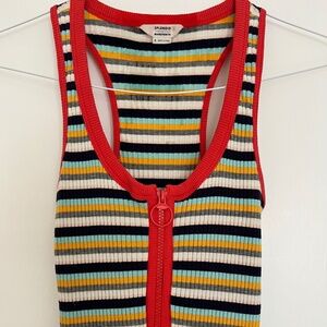 Splendid x Margherita Banda Striped Rib-Knit Maxi Dress | Size Small